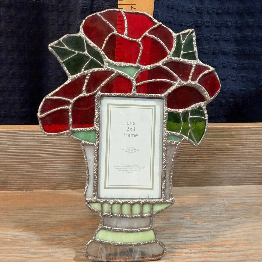Picture frame stained glass 2 x 3  7